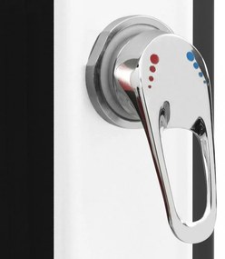 kültéri szolárzuhany zuhanyfejjel és csappal 35 L