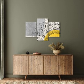 Kép - N⁰3 strand absztrakt festménye (90x60 cm)