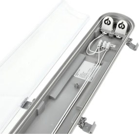 LED műszaki fénycsöves lámpatest T8 2xG13/18W/230V 4000K IP65 127 cm