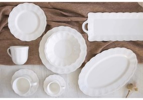 Klasszikus porcelán 18 részes fehér Étkészlet Elite White