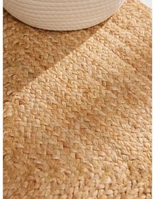 Natúr színű kétoldalas kézi szövésű juta futószőnyeg 80x200 cm Sharmila Natural Brown – Hanse Home
