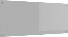 vidaXL Konyhai splashback Világosszürke 120 x 50 cm edzett üveg