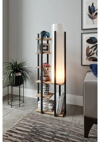 Állólámpa polcokkal MODA DOR 1xE27/40W/230V fekete/barna
