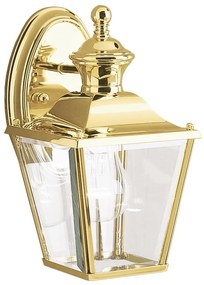 Kichler - Kültéri fali lámpa BAY SHORE 1xE27/60W/230V IP44 arany