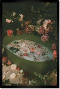 Poszterek keretben 40x60 Tejfürdő Virágok