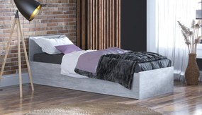 SPART1 90×200 cm-es ágy matraccal és tárolóhellyel Sonoma