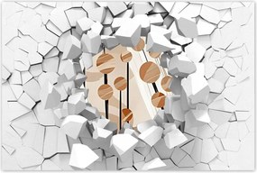 Poszterek 90x60 Bézs az oszlopokon