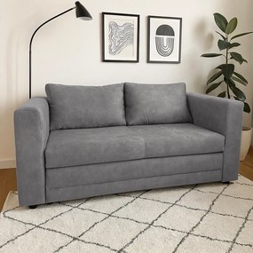 Kihúzható kanapé, szürke, BEJA