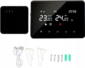 Tuya Wifi/RF termosztát Víz/elektromos kazán padlófűtéshez