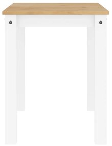 Panama fehér tömör fenyőfa ebédlőasztal 117 x 60 x 75 cm