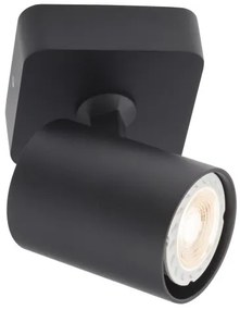 SMARTER-04-468 CAMEO fekete fali spot lámpa 1Xgu10 35W ip20 Ø60mm ↕96mm ↔107mm