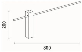LED Fali lámpa LED/10W/230V 3000K