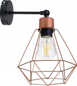 Fali lámpa E27 fix loft drót Gyémánt