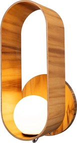 Quintiesse modern skandináv fali lámpa sfera fa elsqn-sfera-wb-lteak