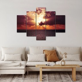 A nap képe a felhők mögött (150x105 cm)