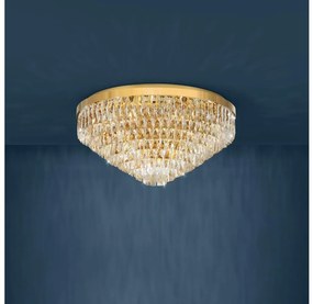 Eglo 39459 - Mennyezeti lámpa VALPARAISO 16xE14/40W/230V arany