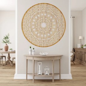 Luxus fa mandala a falon 3D belső dekoráció | HELA