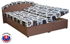 Franciaágy 160 cm Pandora (barna) (matracokkal). 774272