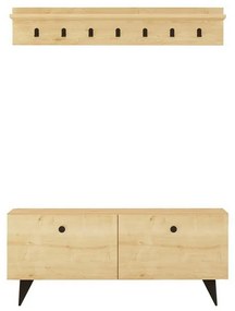 Fali akasztó cipővel Rupa Oak