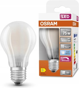 Led izzó E27 A60 7,5W 4000K Fényerőszabályozható Osram