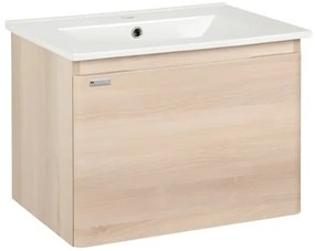 Naturel Ancona Fürdőszobaszekrény mosdóval 60x45x46 cm akác ANCONA260DV