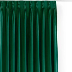 Zöld bársony dimout (részleges sötétítő) függöny 140x250 cm Velto – Filumi
