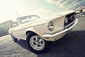 Illusztráció 1968 Ford mustang convertible, Dennis Gerbeckx