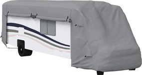 vidaXL lakóautó huzatok szürke 870x235x275 cm nem szőtt szövet