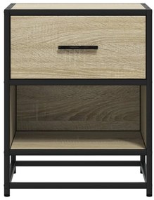 2 db sonoma tölgy éjjeliszekrény 40 x 31 x 50 cm