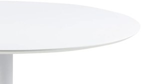 Ibiza Kerek Étkezőasztal Fehér 74cm