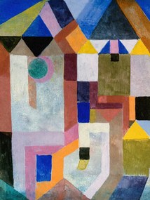 Reprodukció Colourful Architecture, Paul Klee