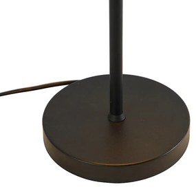 Retro asztali lámpa fekete arannyal - Magnax