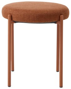 Terrakotta színű fém ülőke Pelican – Unique Furniture