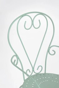 Mentazöld fém kerti szék Etienne – Bizzotto