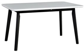 Asztal Harry 80 x 140+180 VII (fehér) (fekete). 1059237
