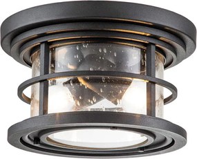 Feiss Lighthouse FE-LIGHTHOUSE-F-BLK Mennyezeti Lámpa 2x40W/E27 IP44