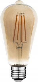 Izzó ST64 8W E27 Grey Edison Dekoratív Filament