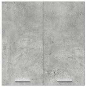 betonszürke szerelt fa konyhai fali szekrény 60x31x60 cm
