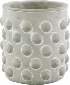 Knop Virágtartó beton szürke átm. 13cm