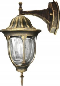 Retro kerti fali lámpa Firenze E27 IP43 patinás Goldlux