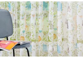 Átlátszó gyerek függöny 140x245 cm Yoyo - Mendola Fabrics