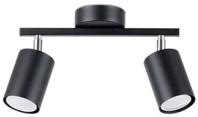Sollux SL.1127 - Spotlámpa LEMMI 2xGU10/40W/230V fekete