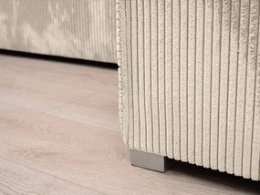 Krémszínű sarokkanapé SMART COSARO, kétoldalas + 2 párna AJÁNDÉK