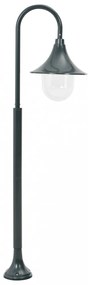 sötétzöld alumínium kerti állólámpa, E27, 120 cm