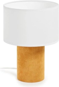 Mustársárga-fehér gyerek éjjelilámpa Bianella – Kave Home