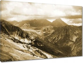 Vászonkép 90x60 Tátra Lengyel hegyek Kilátás