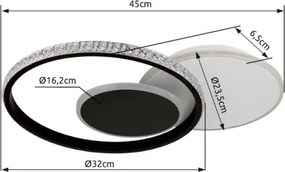 GLOBO 67197-18 PERLIX Modern LED Mennyezeti Lámpa IP20