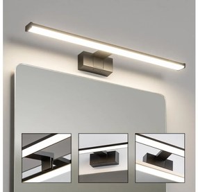 Brilagi Brilagi - LED fürdőszobai tükörvilágítás VESTRA LED/12W/230V 60 cm IP44 fekete BG2206
