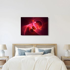 Modern rózsaszín absztrakció képe (90x60 cm)