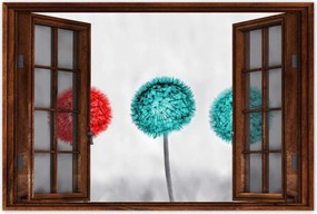 Poszterek 60x40 Piros pitypang